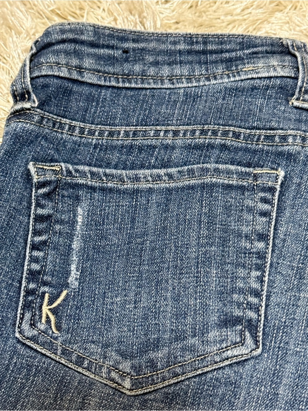 Kut From The Kloth Boyfriend Jeans Distressed Slouchy Raw Hem Denim Size 2 - Picture 6 of 15